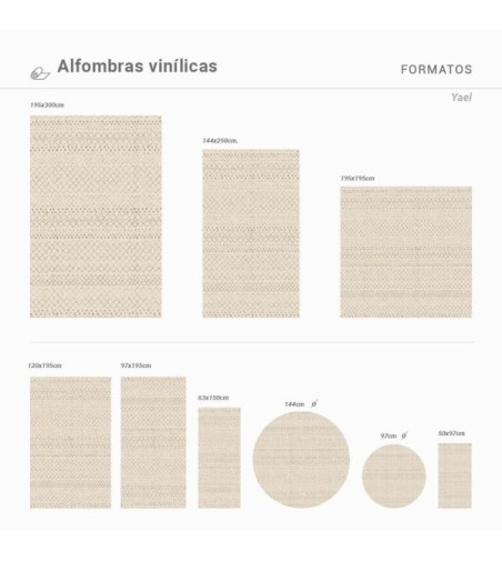 Alfombra Vinílica Yael D97
