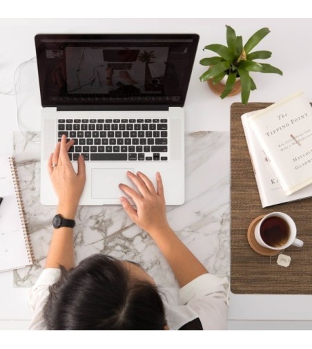 Alfombrilla de escritorio Brown Jasper 48x75