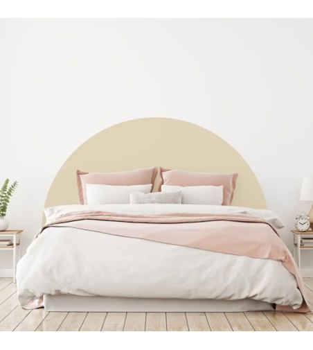 Arco Pintado Autoadhesivo Amarillo Pastel 170x132 cm