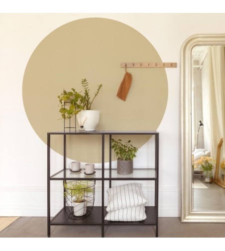 Arco Pintado Autoadhesivo Amarillo Pastel 170x132 cm