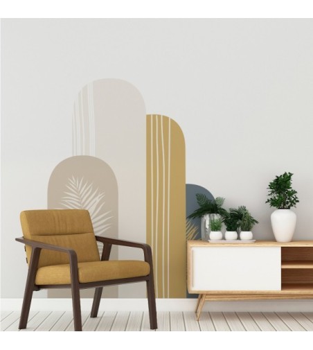 Arco Pintado Autoadhesivo Eros 132x170 cm