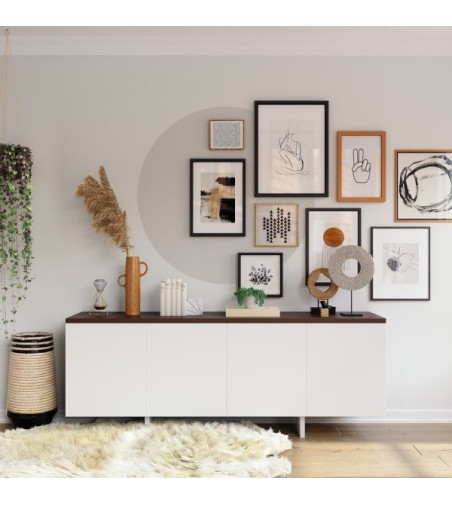 Arco Pintado Autoadhesivo Gris Neutro 65x200 cm