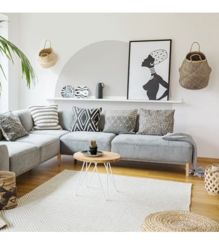 Arco Pintado Autoadhesivo Gris Neutro 65x200 cm