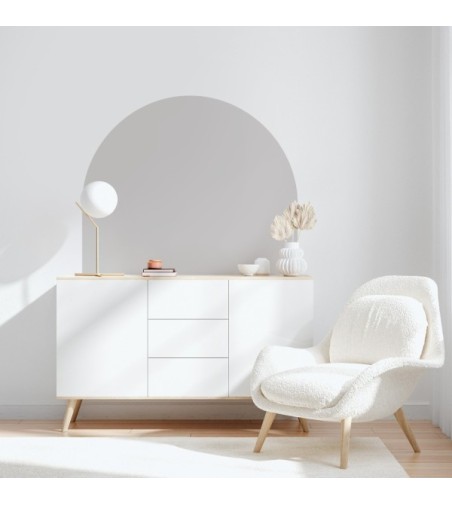 Arco Pintado Autoadhesivo Gris Neutro 65x200 cm