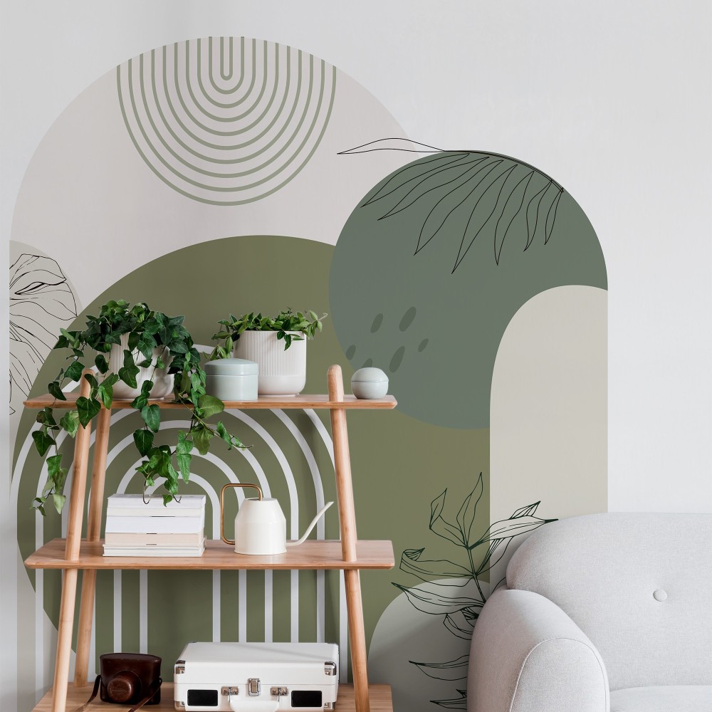 Arco Pintado Autoadhesivo Ion 132x170 cm