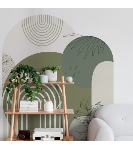 Arco Pintado Autoadhesivo Ion 132x170 cm