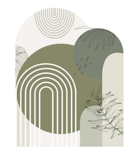 Arco Pintado Autoadhesivo Ion 132x170 cm