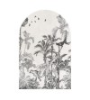 Arco Pintado Autoadhesivo Jungle Life Monkey Carbon V2 132x200 cm