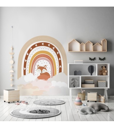 Arco Pintado Autoadhesivo Kitsune 110x132 cm