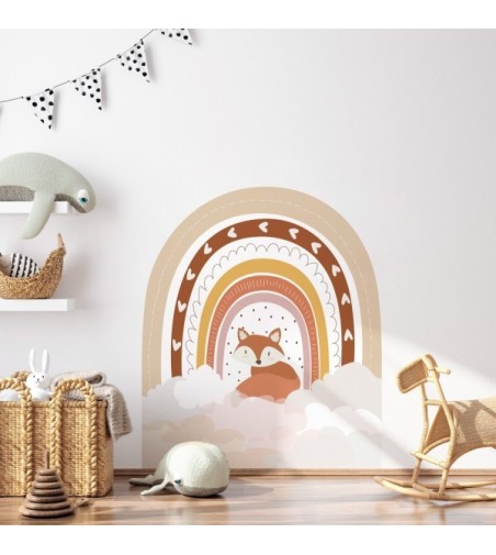 Arco Pintado Autoadhesivo Kitsune 110x132 cm