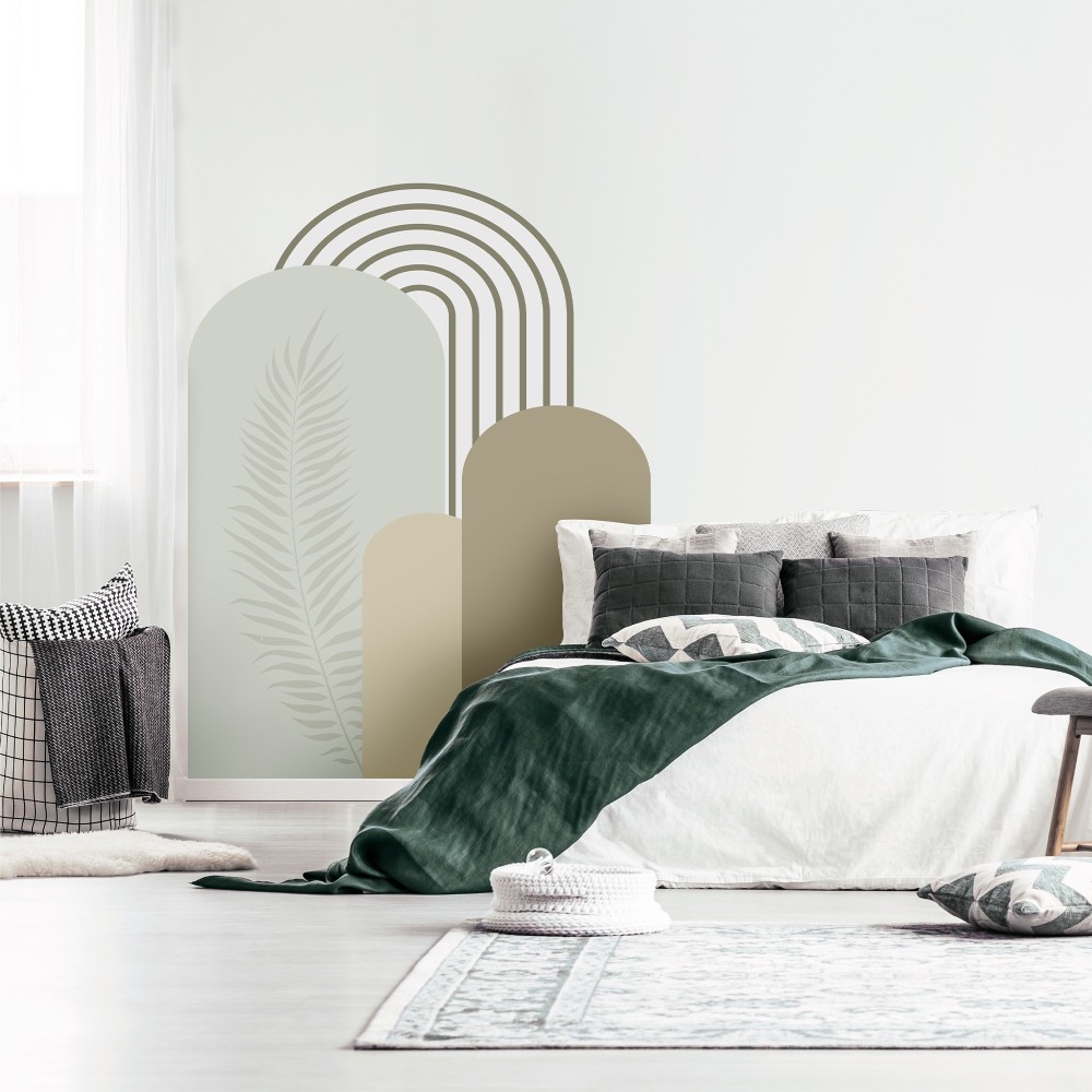 Arco Pintado Autoadhesivo Milos 132x170 cm