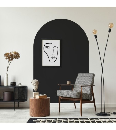 Arco Pintado Autoadhesivo Negro 65x200 cm