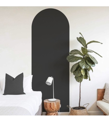 Arco Pintado Autoadhesivo Negro 65x200 cm