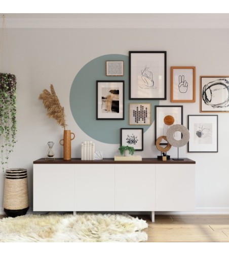 Arco Pintado Autoadhesivo Nórdico 65x200 cm