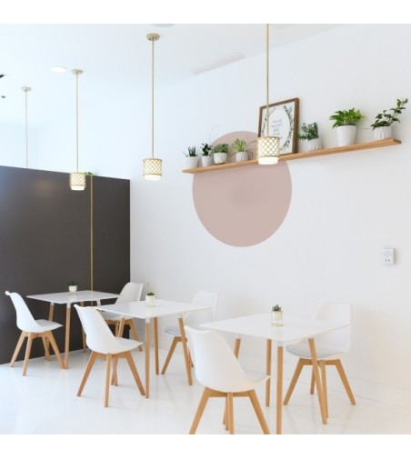 Arco Pintado Autoadhesivo Rosa Empolvado 65x200 cm