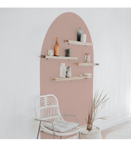 Arco Pintado Autoadhesivo Rosa Empolvado 65x200 cm