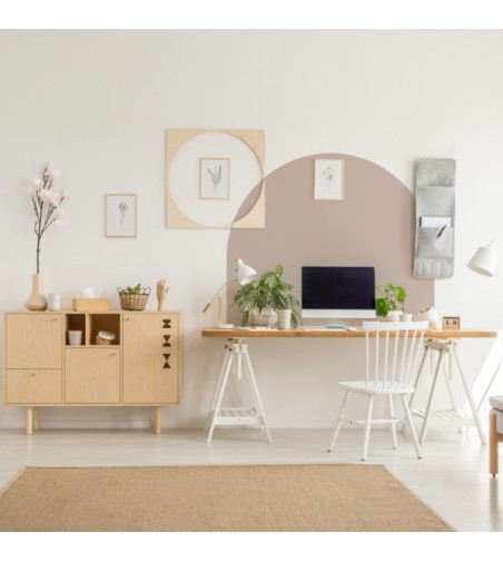 Arco Pintado Autoadhesivo Rosa Empolvado 65x200 cm