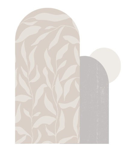 Arco Pintado Autoadhesivo Roso 132x170 cm