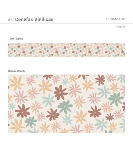 Pack de cenefas Alegría - contiene 3 unidades de 100x11,5cm