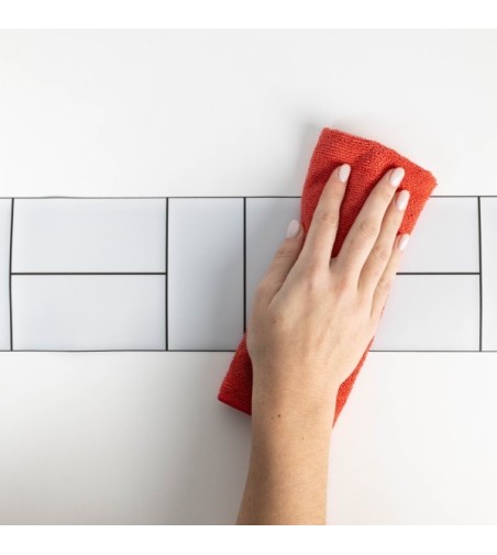 Pack de cenefas Alterna White - contiene 3 unidades de 115x11,5cm