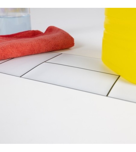 Pack de cenefas Alterna White - contiene 3 unidades de 115x11,5cm