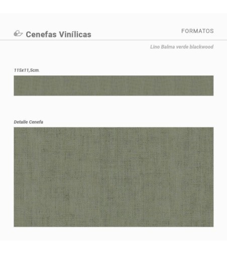 Pack de cenefas Balma Verde Blackwood - contiene 3 unidades de 115x11,5cm