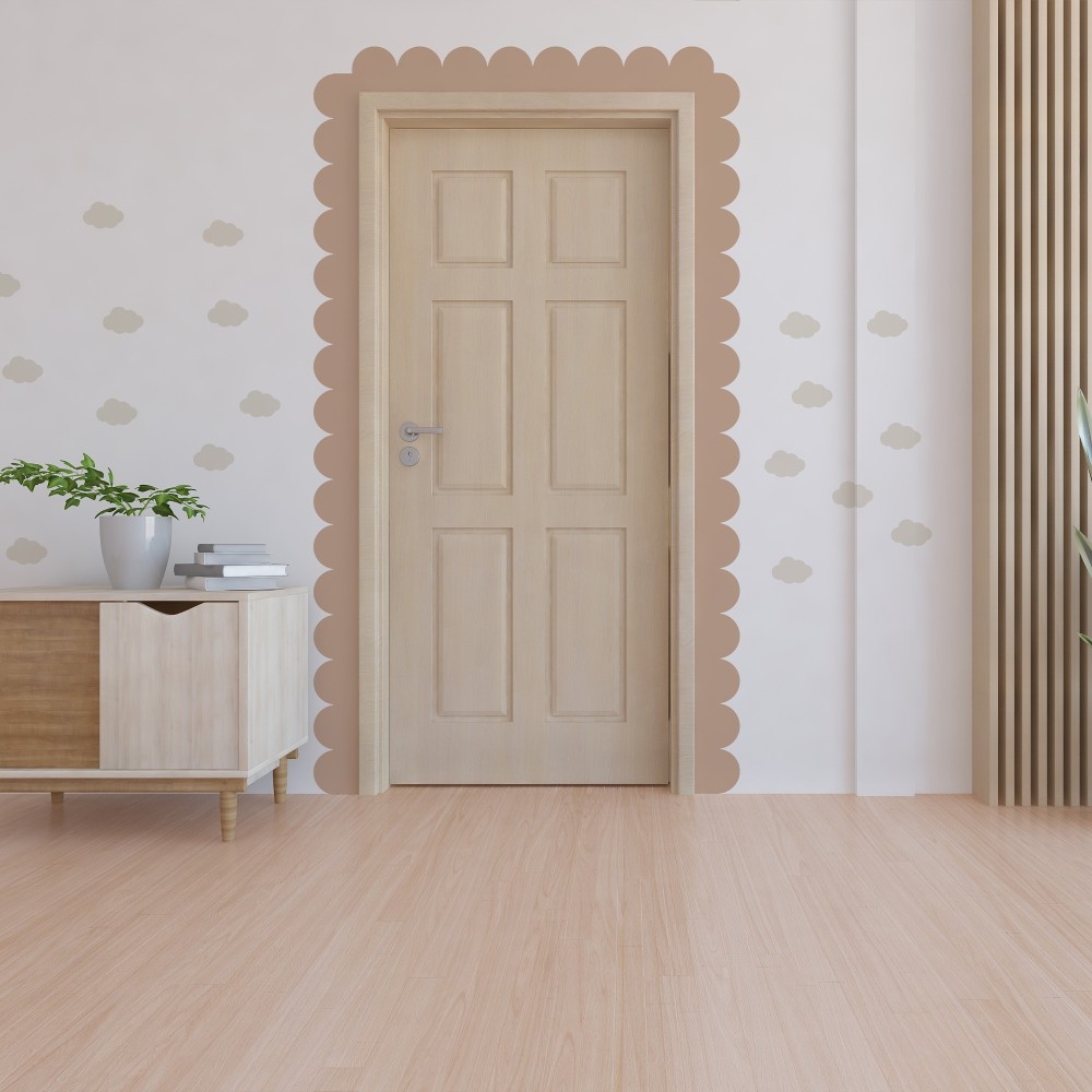 Pack de cenefas Circe Coral - contiene 3 unidades de 115x11,5cm