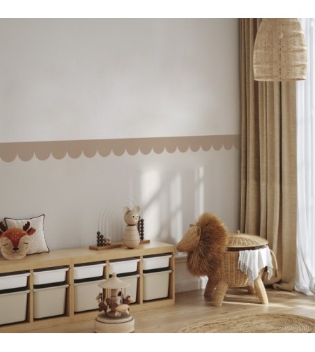 Pack de cenefas Circe Coral - contiene 3 unidades de 115x11,5cm