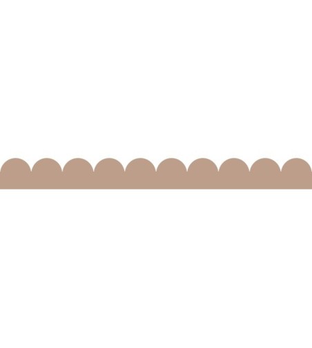 Pack de cenefas Circe Coral - contiene 3 unidades de 115x11,5cm