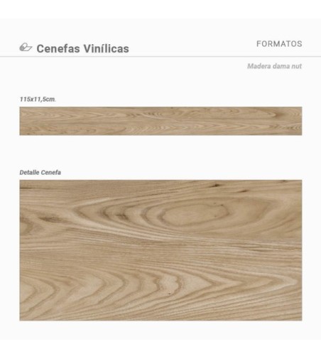 Pack de cenefas Dama Nut - contiene 3 unidades de 115x11,5cm