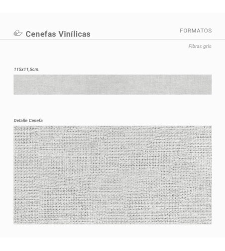 Pack de cenefas Fibras - contiene 3 unidades de 115x11,5cm