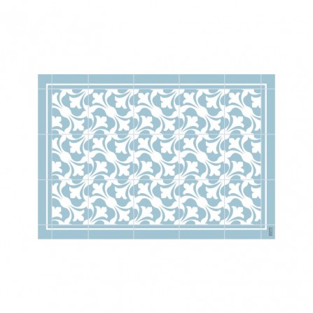 Mantel individual con estampado areu mar.