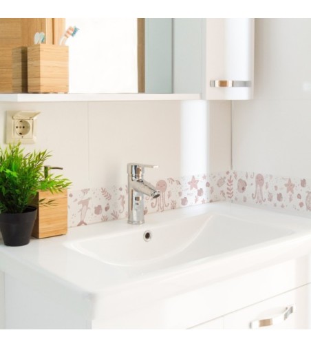 Pack de cenefas Fondo Marino by Elena Tablada - contiene 3 unidades de 115x11,5cm