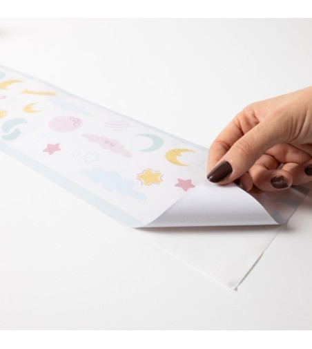 Pack de cenefas Planet - contiene 3 unidades de 100x11,5cm