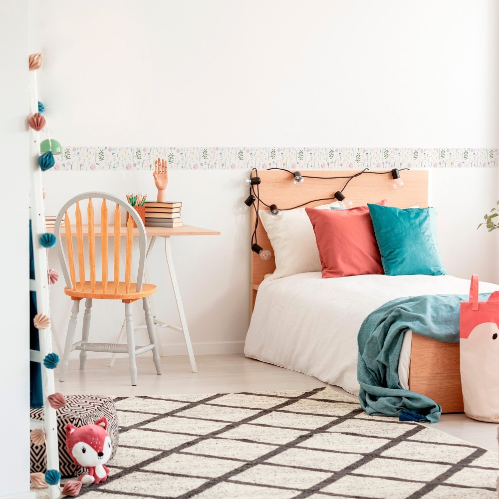 Pack de cenefas Primavera Pastel - contiene 3 unidades de 115x11,5cm