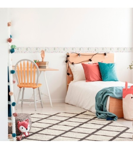 Pack de cenefas Primavera Pastel - contiene 3 unidades de 115x11,5cm