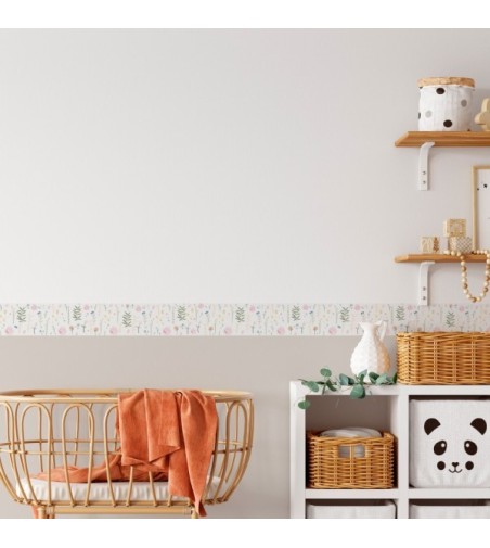 Pack de cenefas Primavera Pastel - contiene 3 unidades de 115x11,5cm