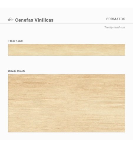Pack de cenefas Tremp Sand Sun - contiene 3 unidades de 115x11,5cm