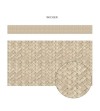 Pack de cenefas Wicker - contiene 3 unidades de 115x11,5cm
