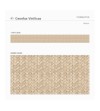Pack de cenefas Wicker - contiene 3 unidades de 115x11,5cm