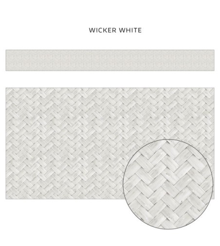 Pack de cenefas Wicker - contiene 3 unidades de 115x11,5cm