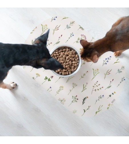 Alfombra comedero para mascotas Ameli 48x35