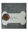 Alfombra comedero para mascotas Bones 48x35