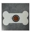 Alfombra comedero para mascotas Bones 48x35