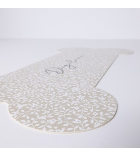 Alfombra comedero para mascotas Bones 48x35