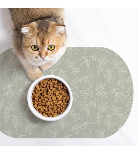 Alfombra comedero para mascotas Caty 48x35
