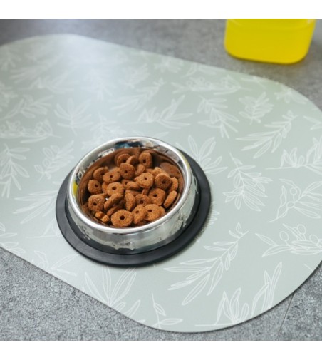 Alfombra comedero para mascotas Caty 48x35