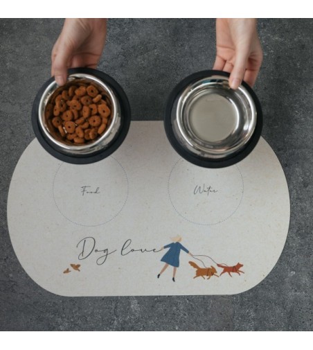 Alfombra comedero para mascotas Coco 48x35