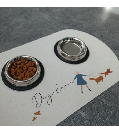 Alfombra comedero para mascotas Coco 48x35