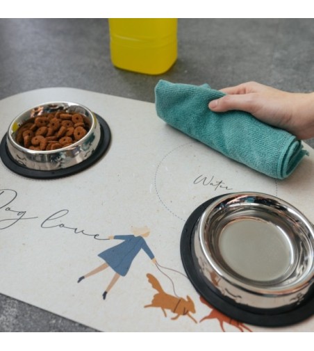 Alfombra comedero para mascotas Coco 48x35